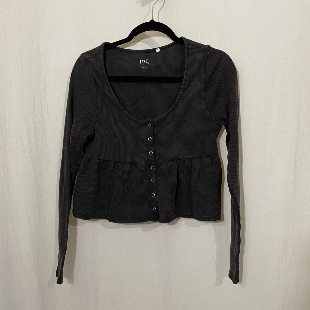 PAC peplum style crop top